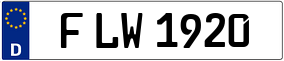 Truck License Plate
